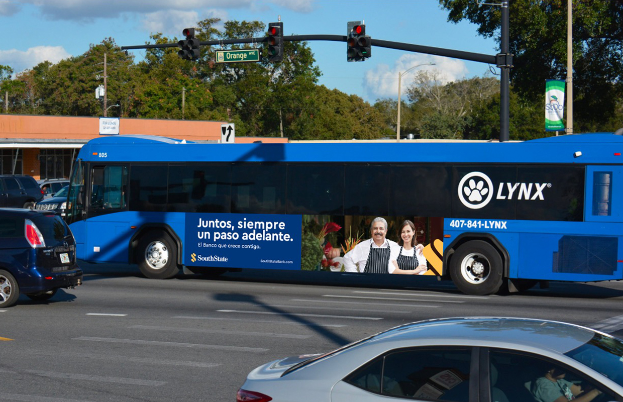 SouthState Bank — LYNX bus wrap